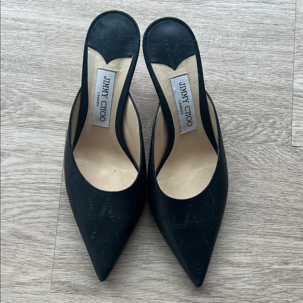 Jimmy Choo Black Pointed Heels
